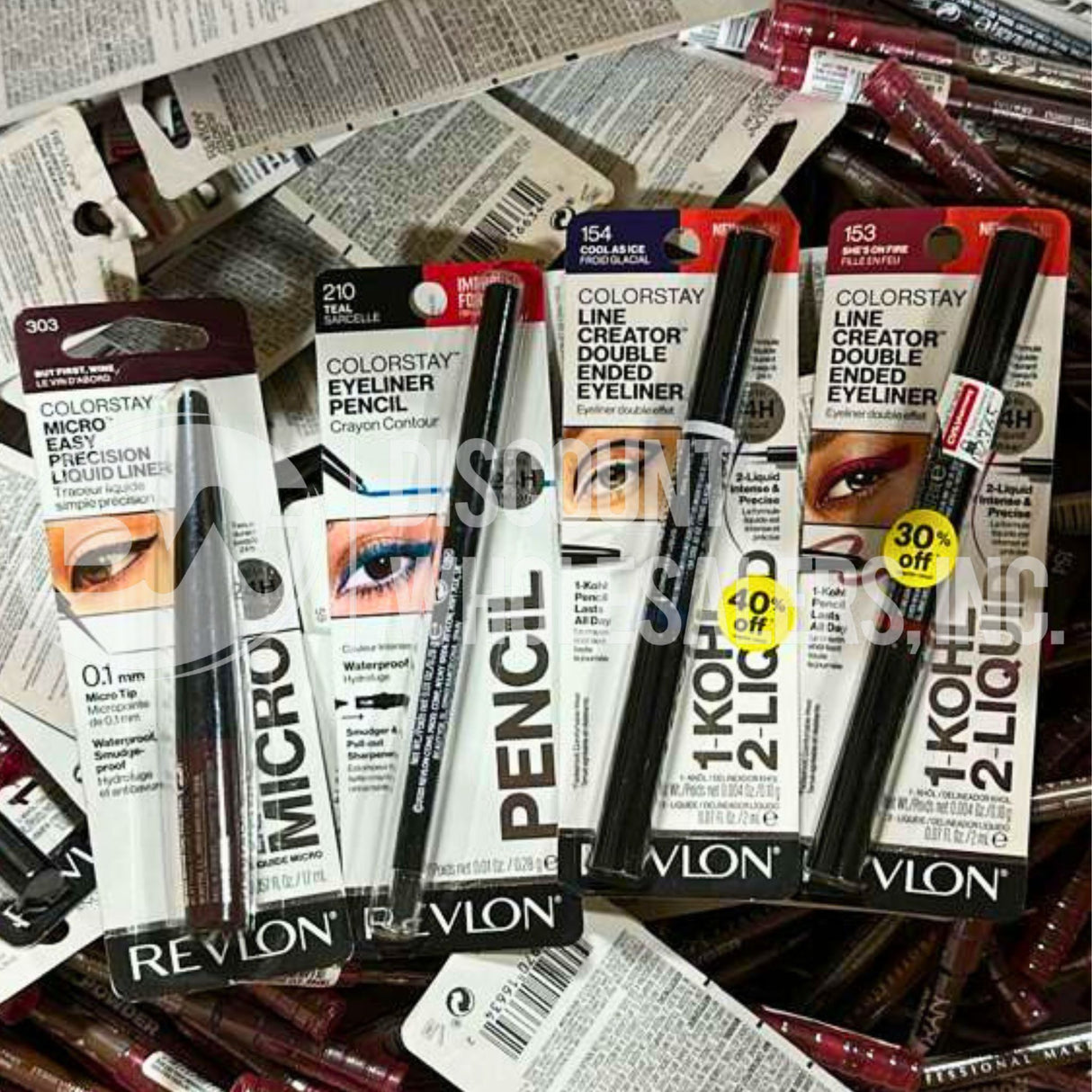 Eyeliners, Eyebrow And More, Assorted Different Shades And Brands (270 Pcs Lot)