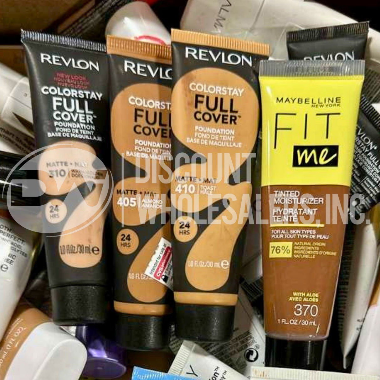 Concealers, Foundations And More Assorted Different Sizes, Shades And Brands (200 Pcs Lot)