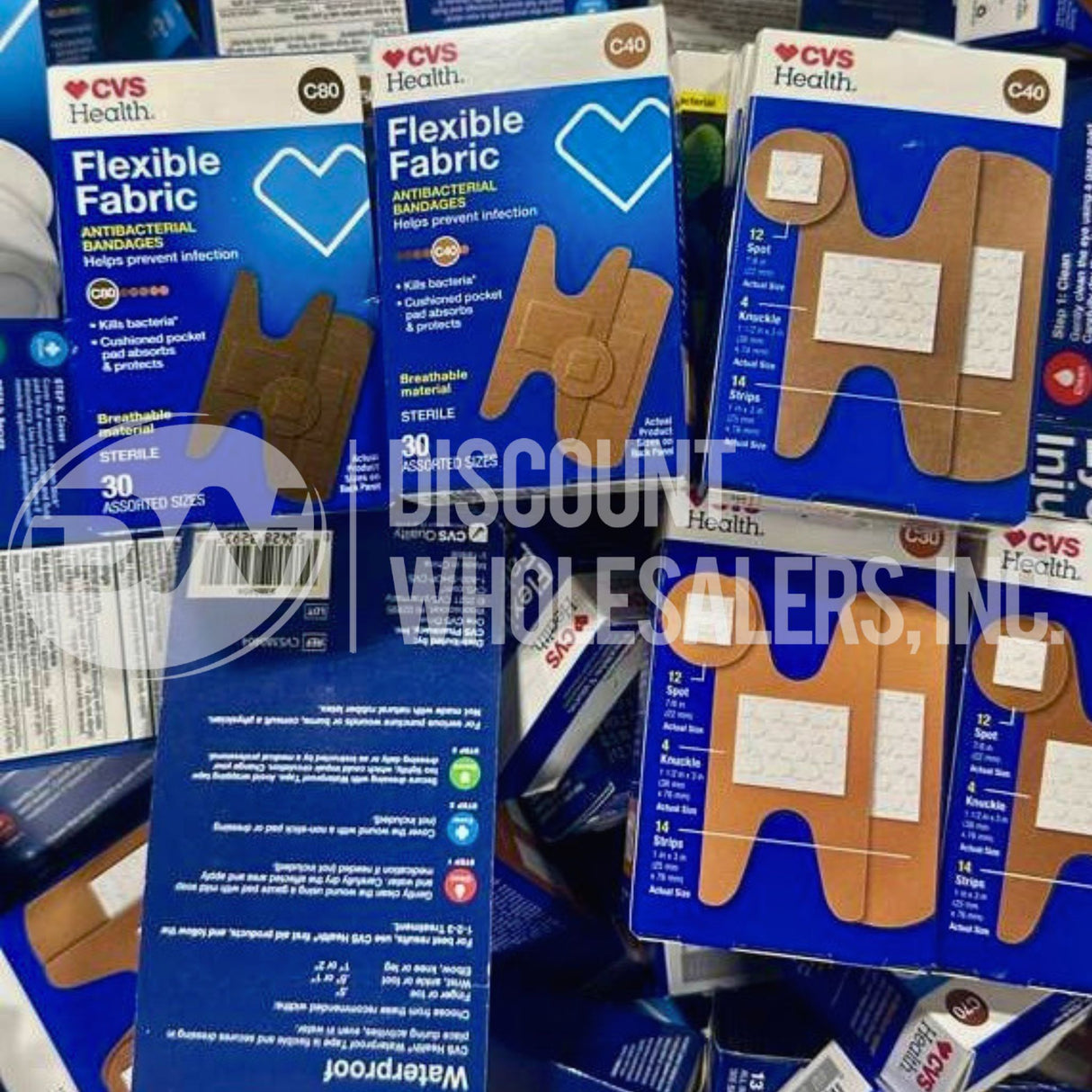 Bandages, Covers, Eye Pads And More, Different Sizes (300 Pcs Lot)