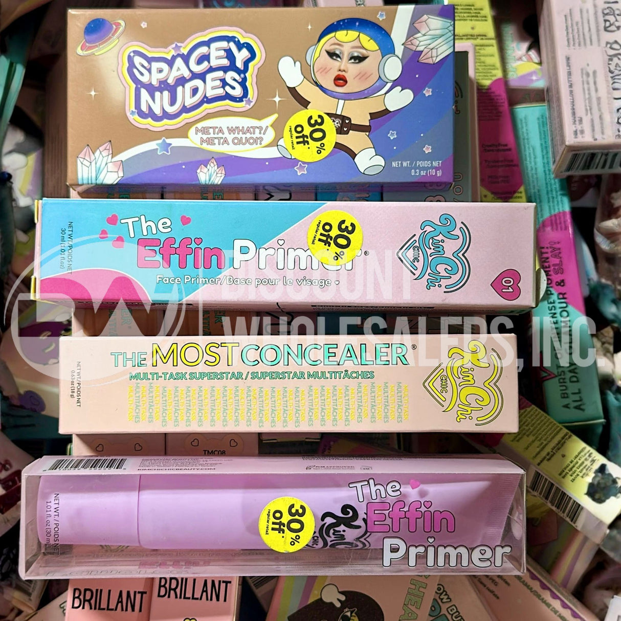 Kim Chi Chic Assorted Makeup Different Sizes (300 Pcs Lot)