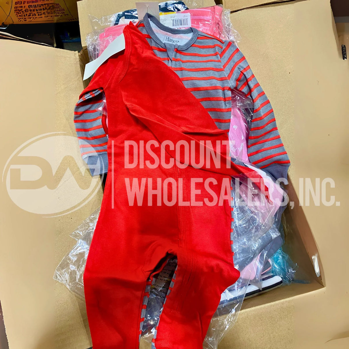 Baby Hanes Assorted Clothing Lot – Bibs, Onesies, Tops, Bottoms & More (50 Pcs Lot)