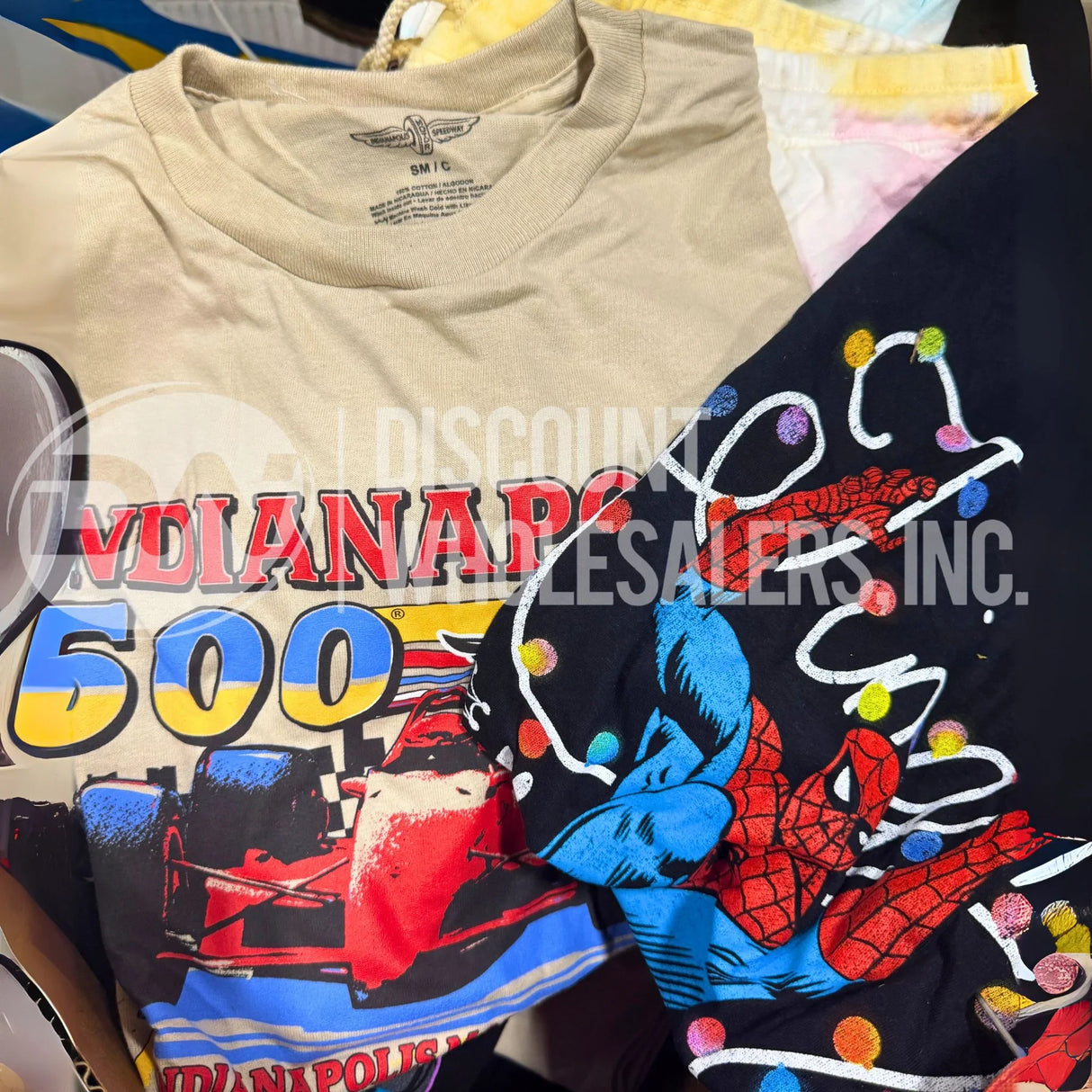 Assorted Miscellaneous Apparel Mix- Anime, Character Tees, Marvel & More (50 Pcs Lot)
