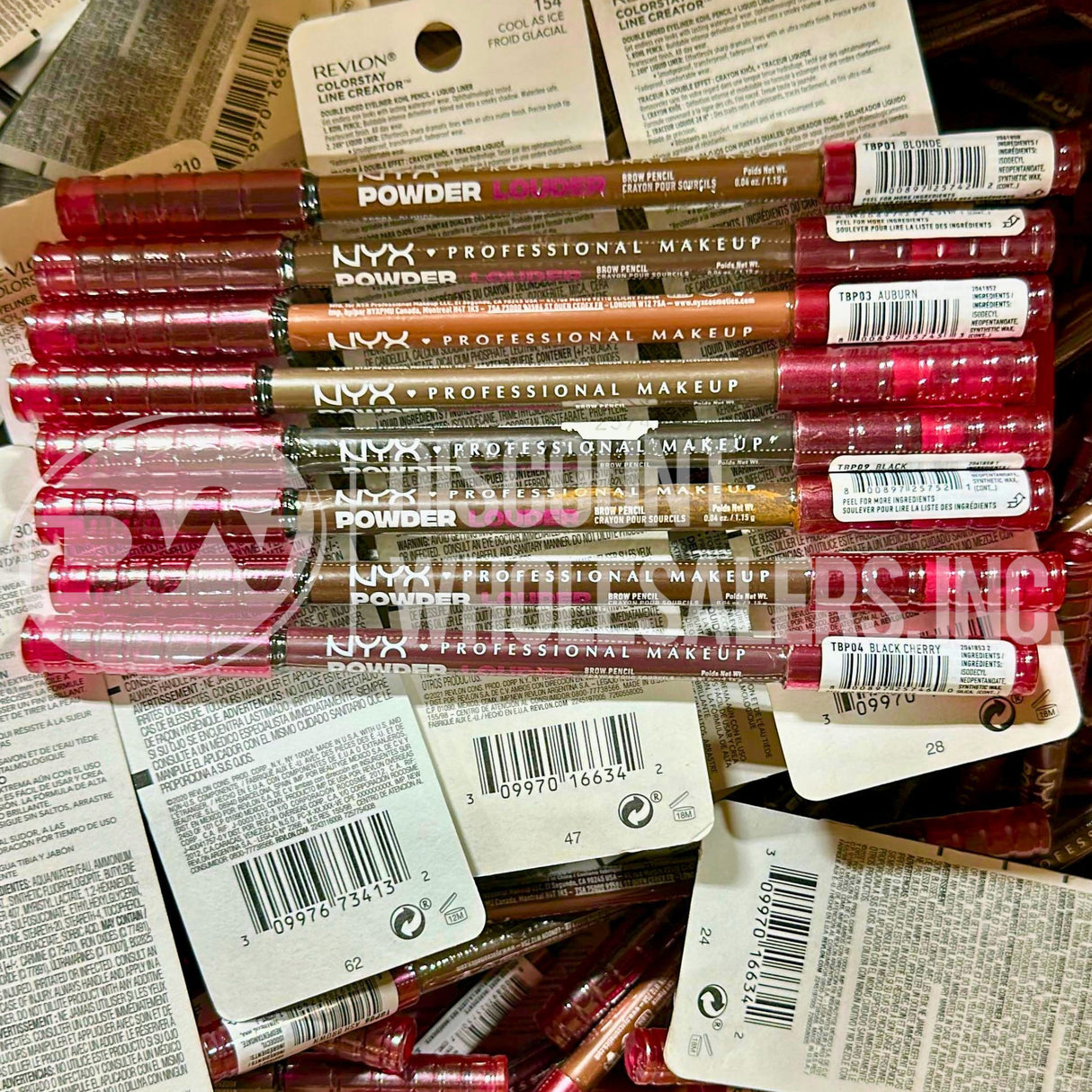 Eyeliners, Eyebrow And More, Assorted Different Shades And Brands (270 Pcs Lot)