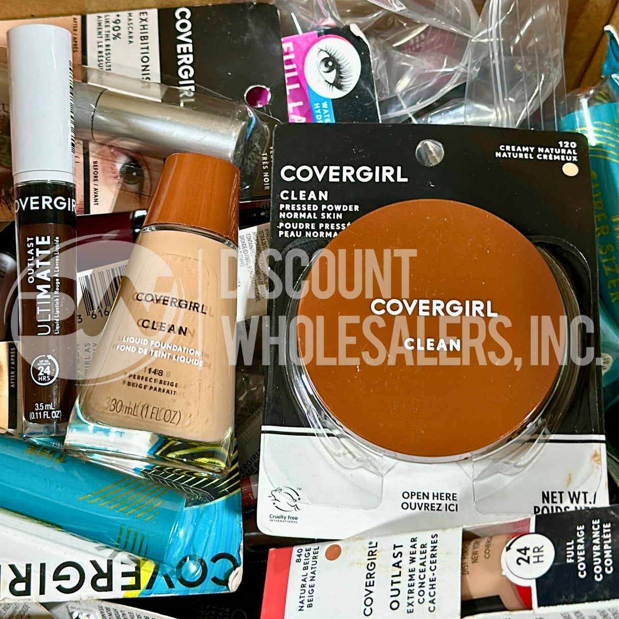Covergirl Makeup Assorted Different Sizes and Shades (270 Pcs Lot)