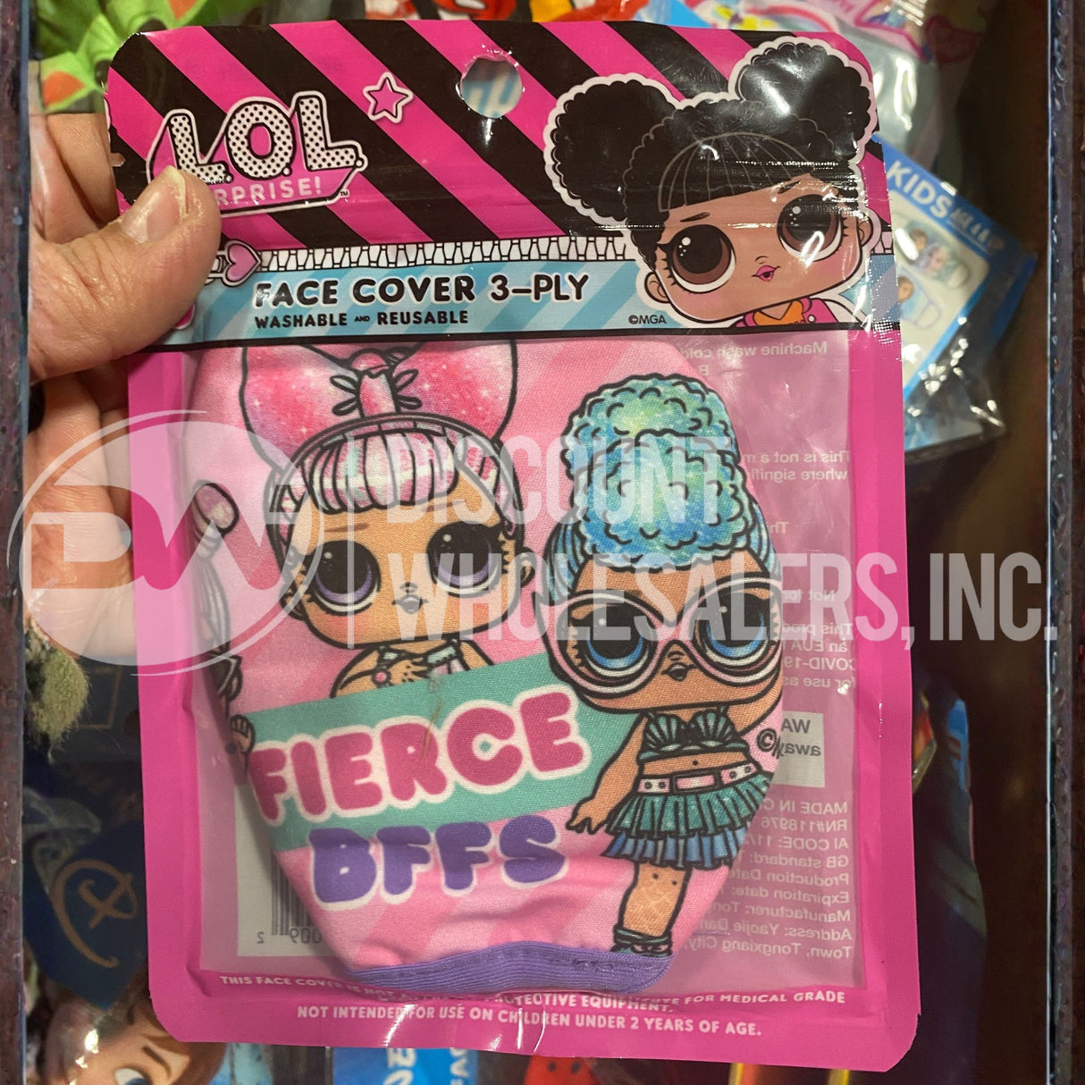 Marvel, Disney,Nickelodeon, and More Child's Cloth Face Mask Assorted (100 Pcs Lot)