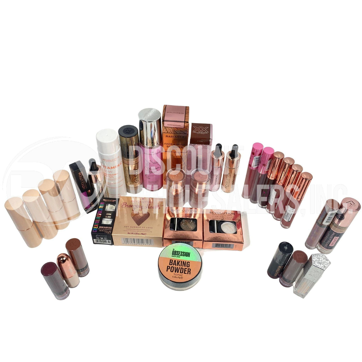 Assorted Revolution Cosmetics (250 Pcs Lot)