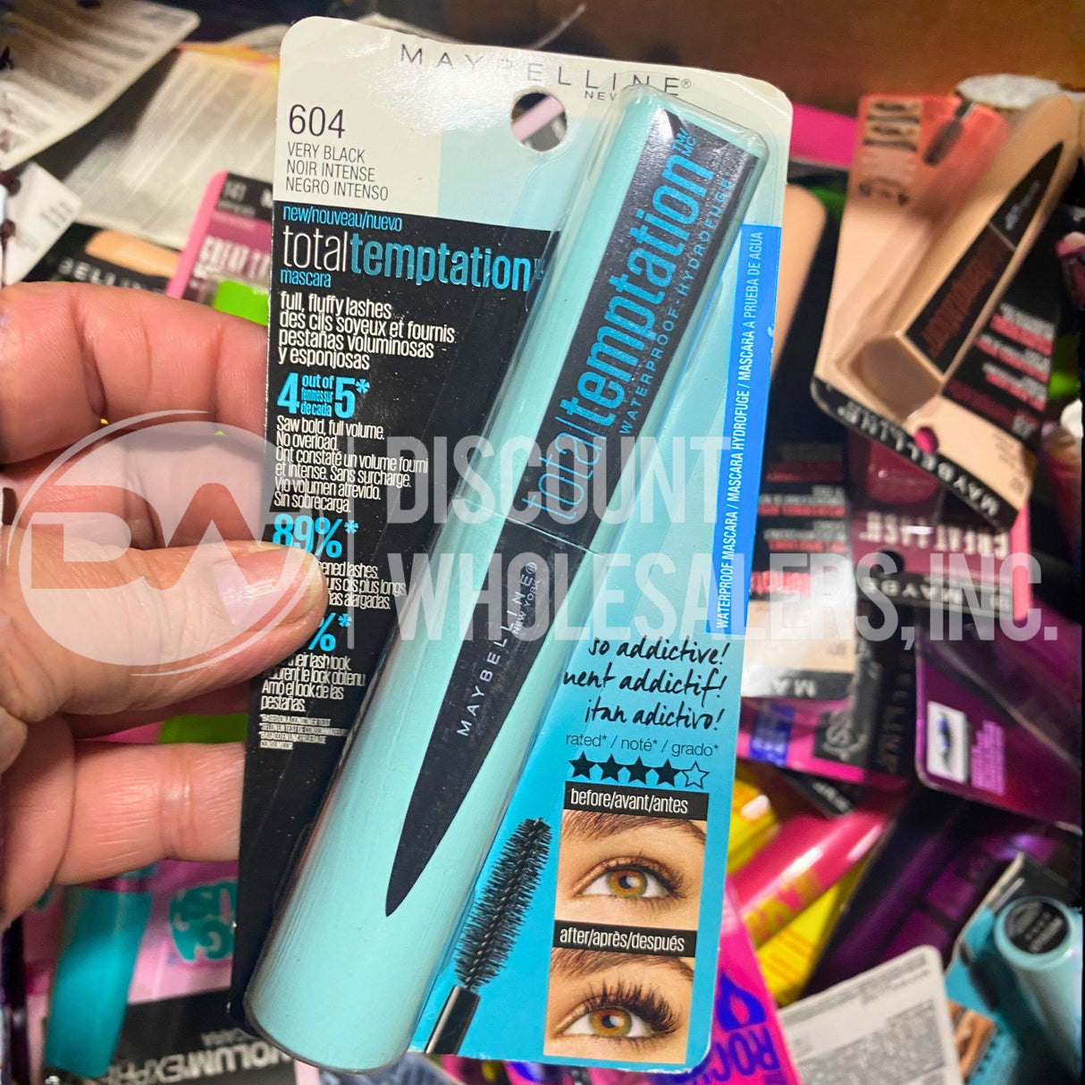Maybelline Assorted Mascara Different Shades (150 Pcs Lot)