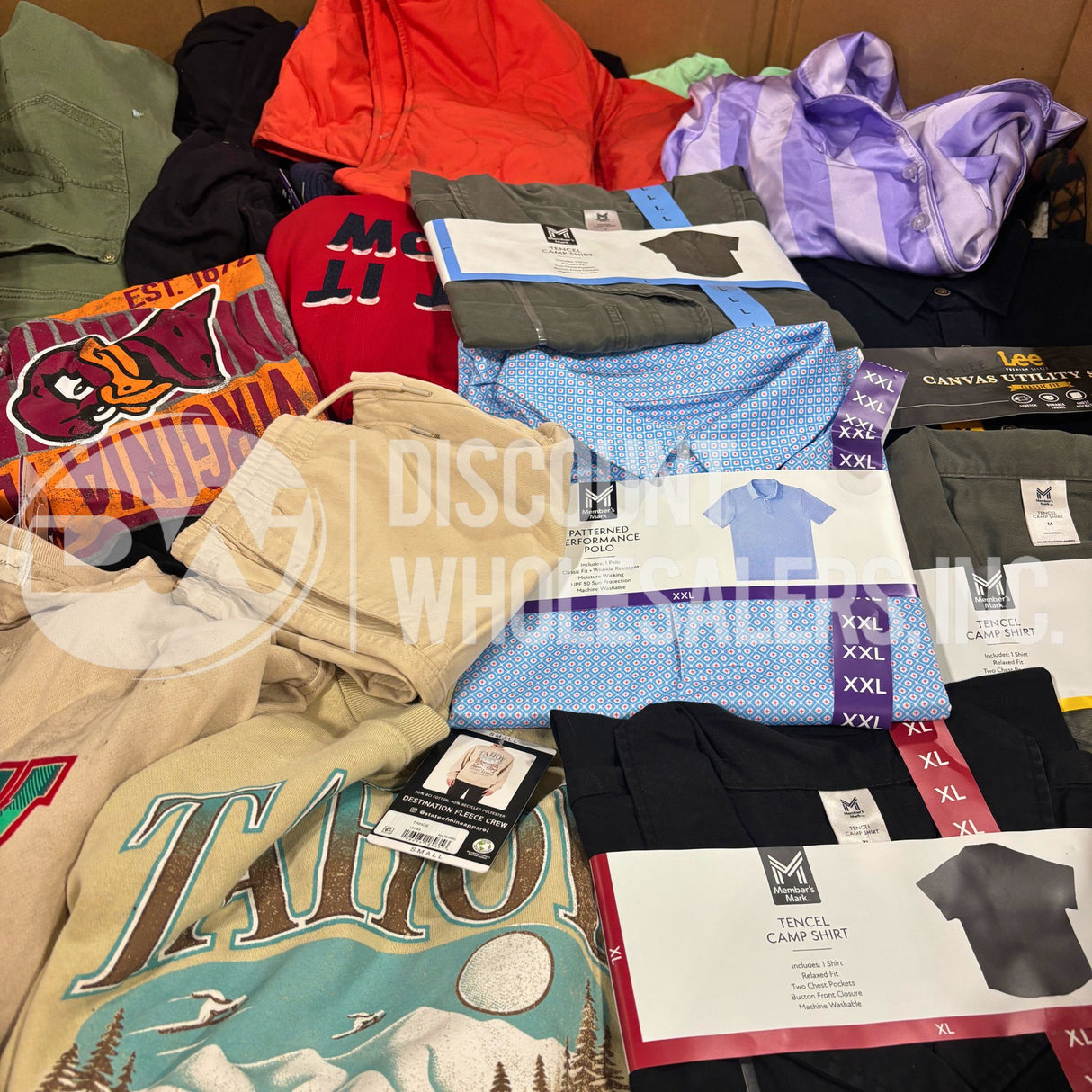 Sam's Clothing (250 Pcs Per Pallet)