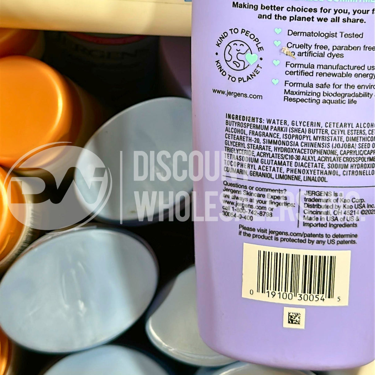Jergens And Curel Assorted Body Care Different Sizes (65 Pcs Lot)