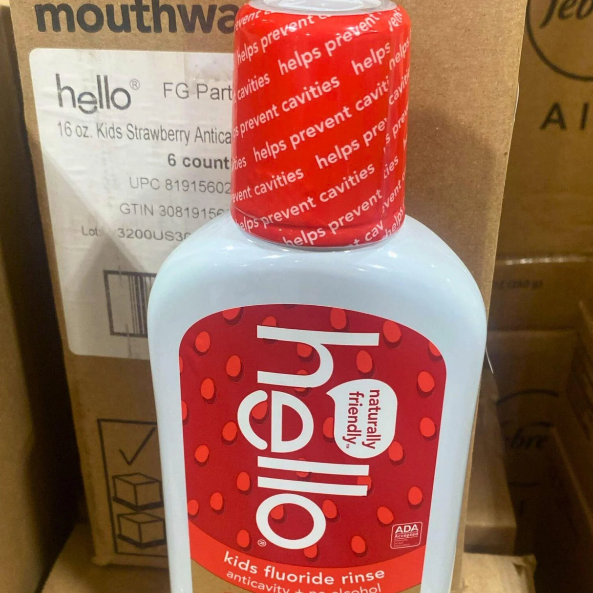 Hello Naturally Friendly Kids Fluoride Rinse Anticavity