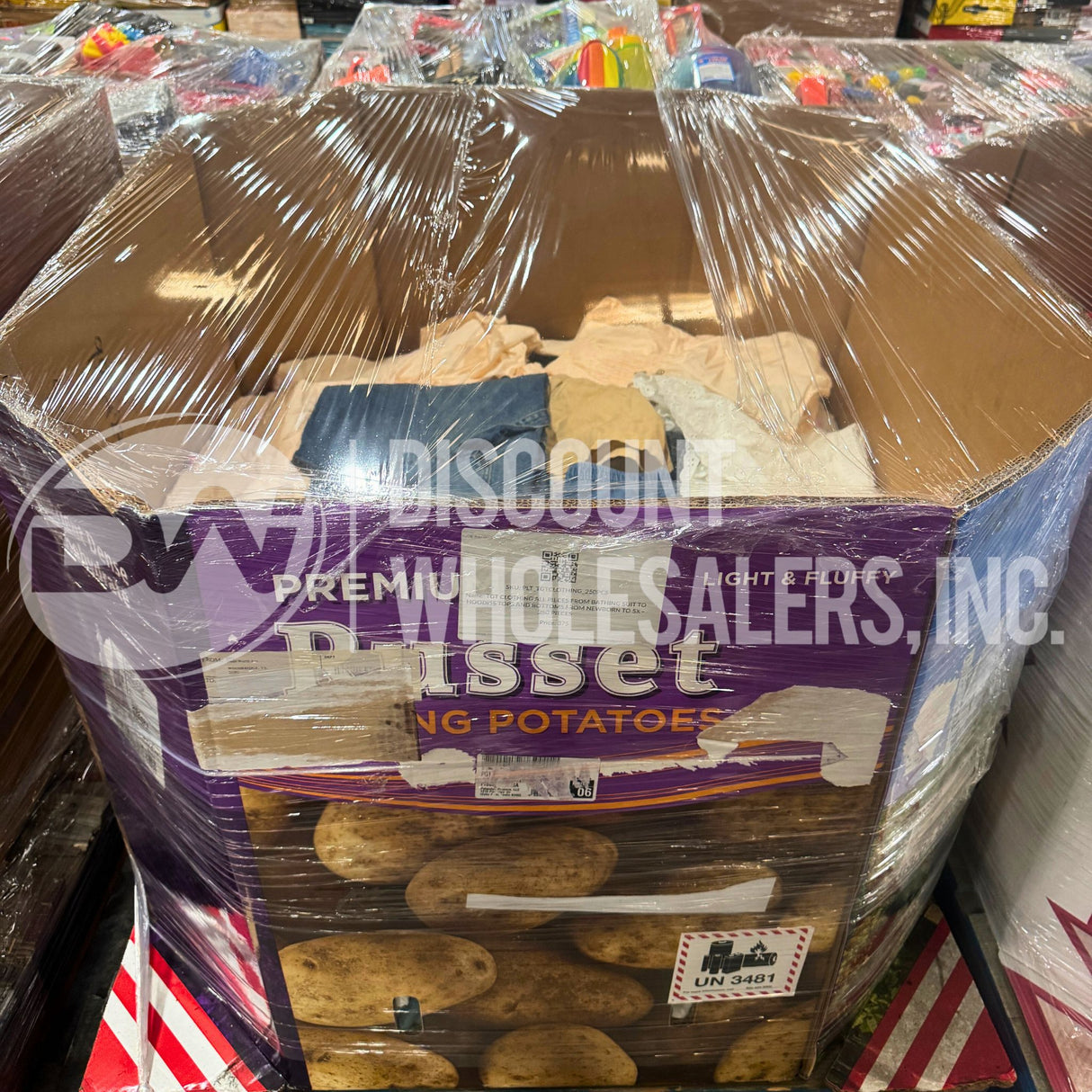 Sam's Clothing Pallet (250 Pcs Per Pallet)