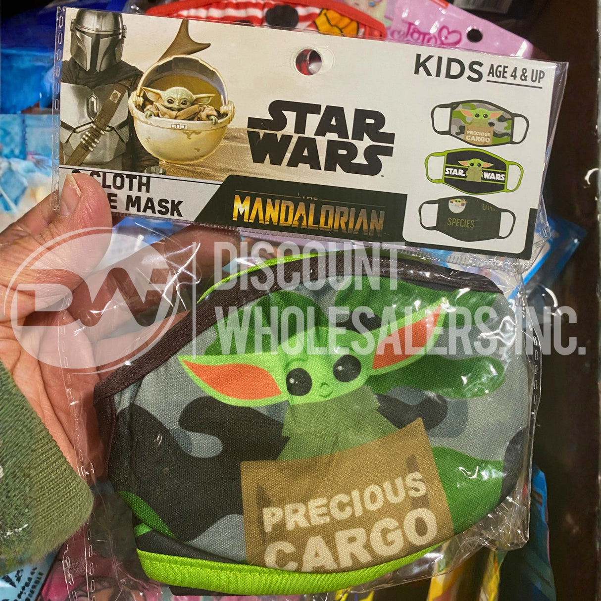 Marvel, Disney,Nickelodeon, and More Child's Cloth Face Mask Assorted (100 Pcs Lot)