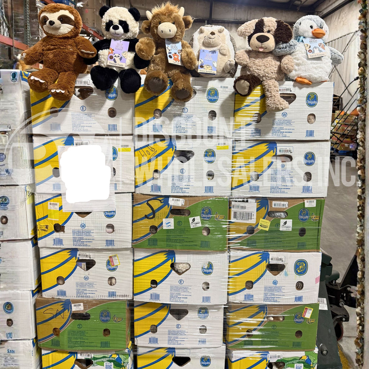 Hot hugs Assorted Animals (216 Pcs Per Pallet)
