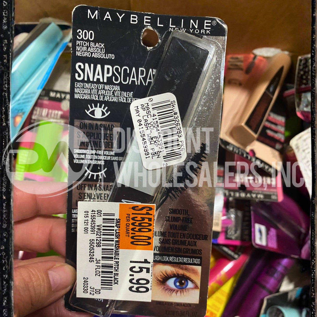 Maybelline Assorted Mascara Different Shades (150 Pcs Lot)