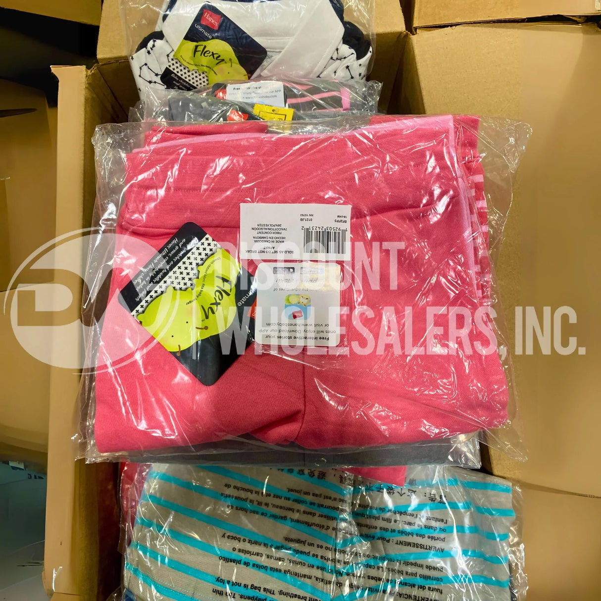 Baby Hanes Assorted Clothing Lot – Bibs, Onesies, Tops, Bottoms & More (50 Pcs Lot)