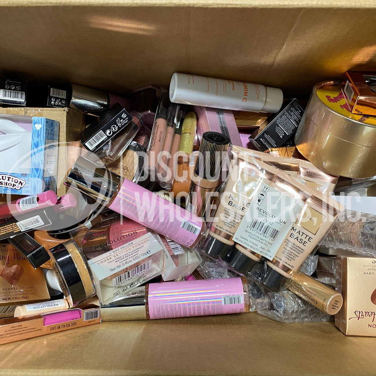 Assorted Revolution Cosmetics (250 Pcs Lot)