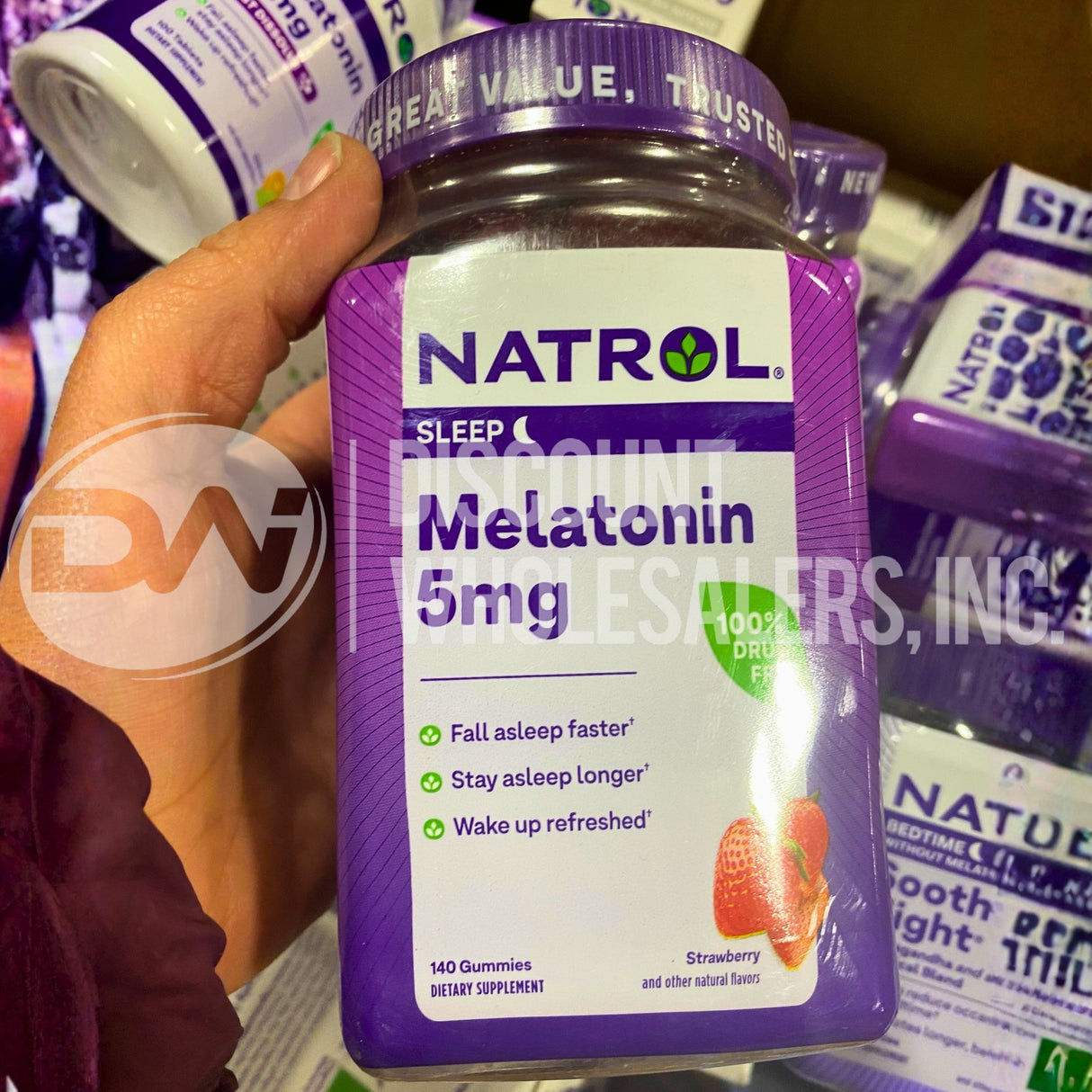 Natrol Assorted Different Sizes Tablets and Gummies (100 Pcs Lot)