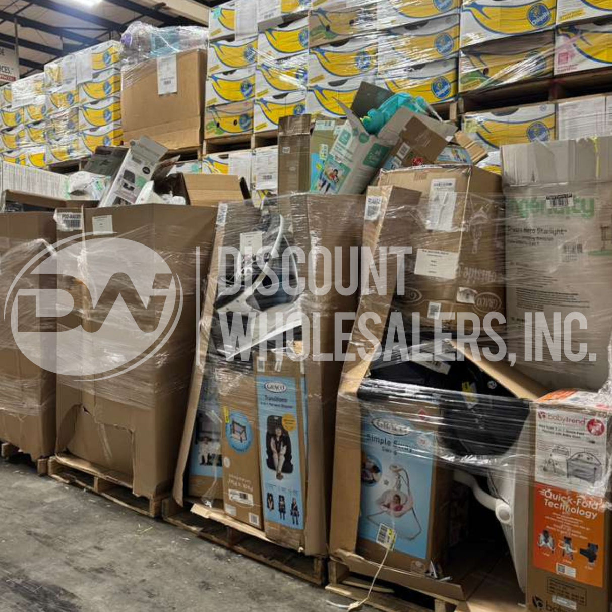 Carga de devolución de bebé (24 pallets por camión)