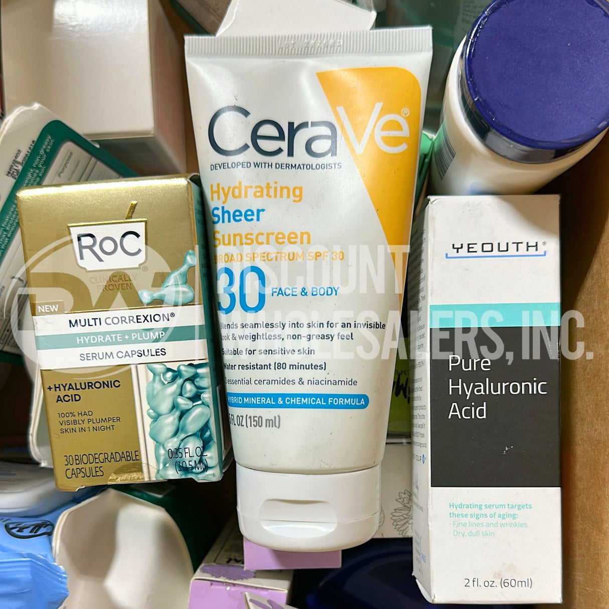 Skin Care Assorted Different Brands And Sizes (65 Pcs Lot)