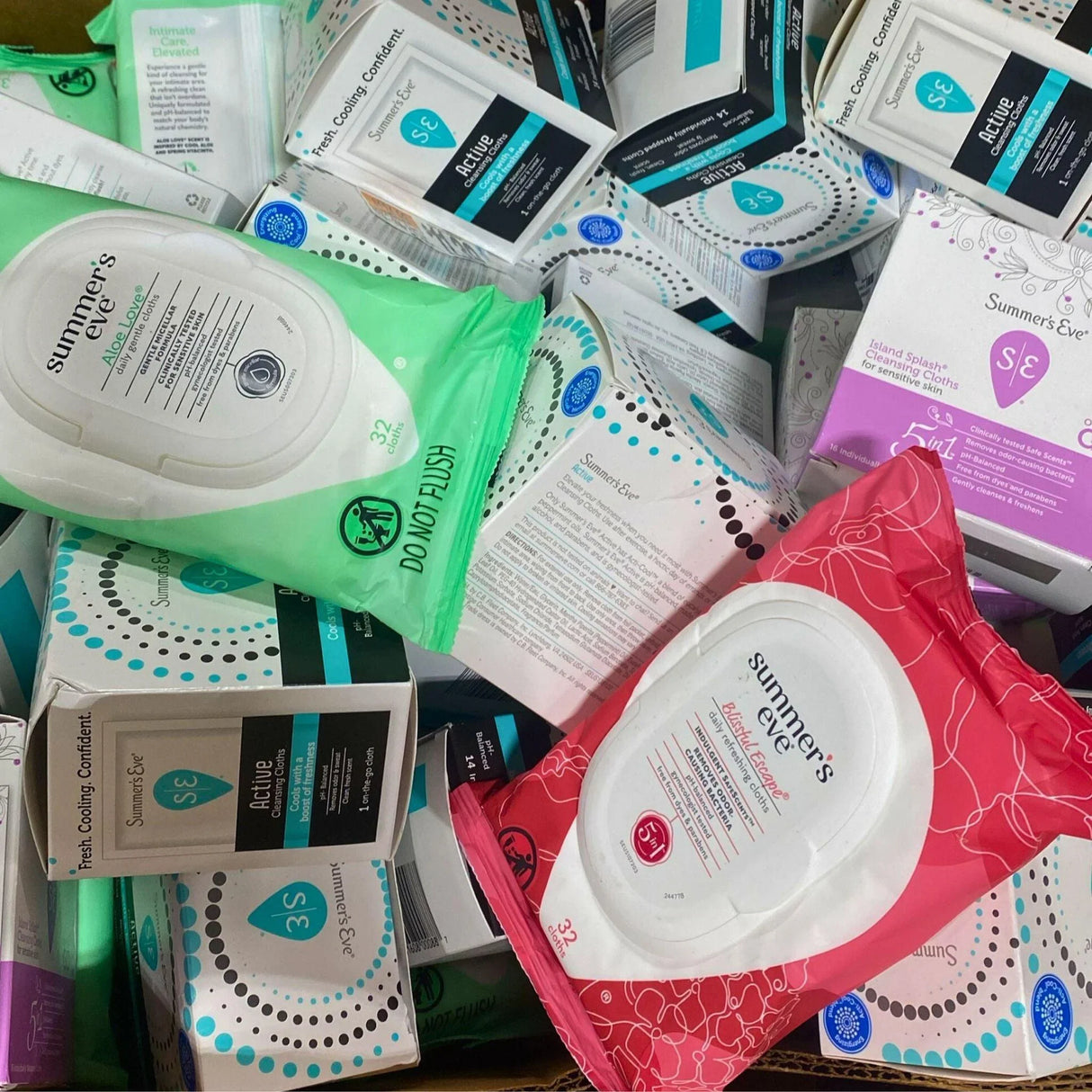 Feminine Cloths includes Sensitive , Active , Daily