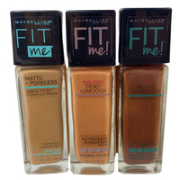 Thumbnail for Maybelline Fit Me! Mix Includes Foundation,Pressed Powder & Blush Assorted Mix