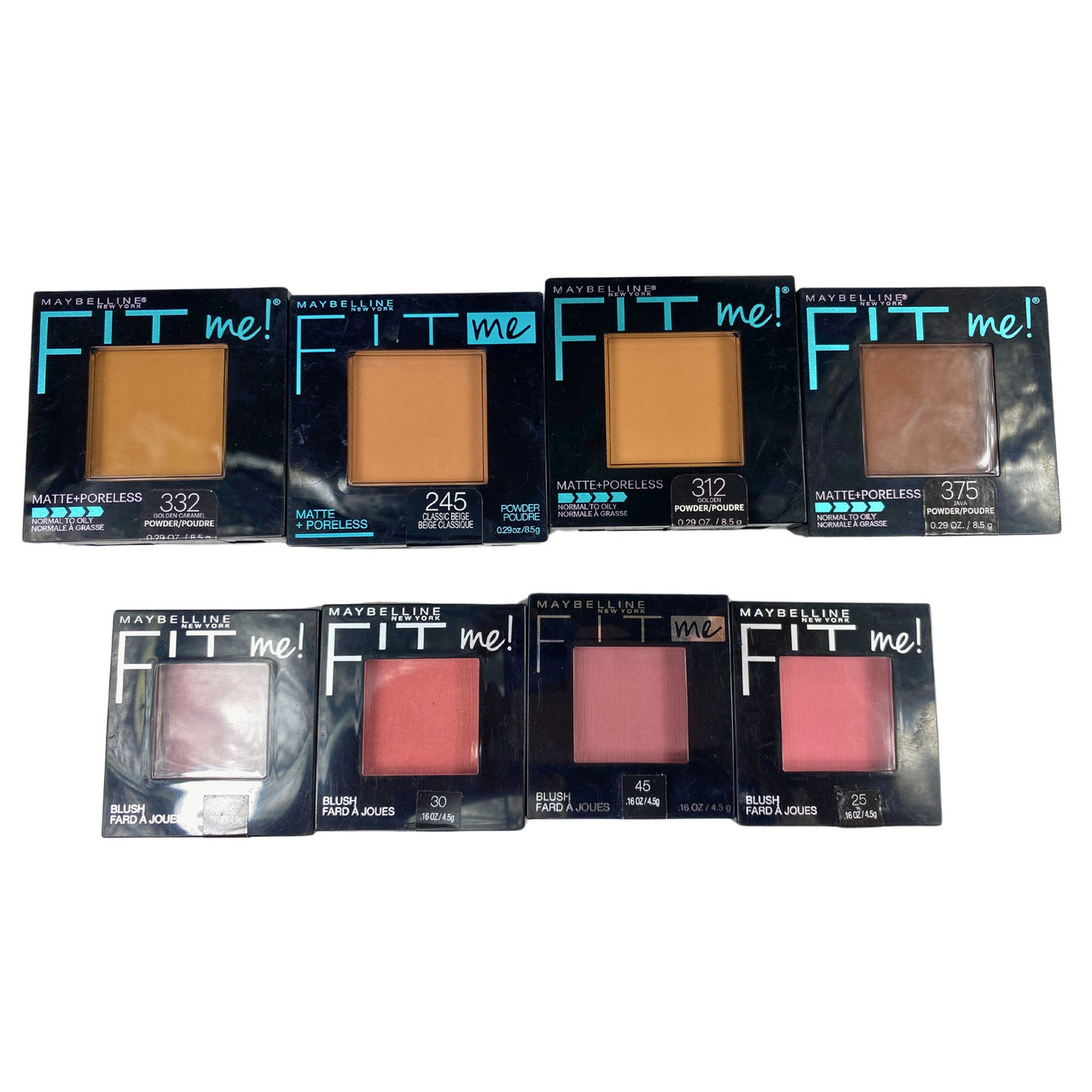 Maybelline Fit Me! Mix Includes Foundation,Pressed Powder & Blush Assorted Mix