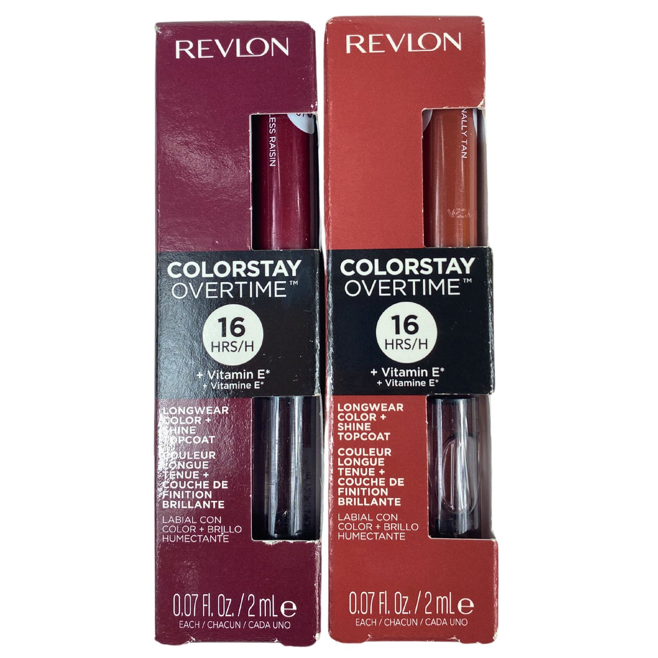 Revlon Colorstay Overtime 16HRS + Vitamin E Longwear Color + Shine Topcoat
