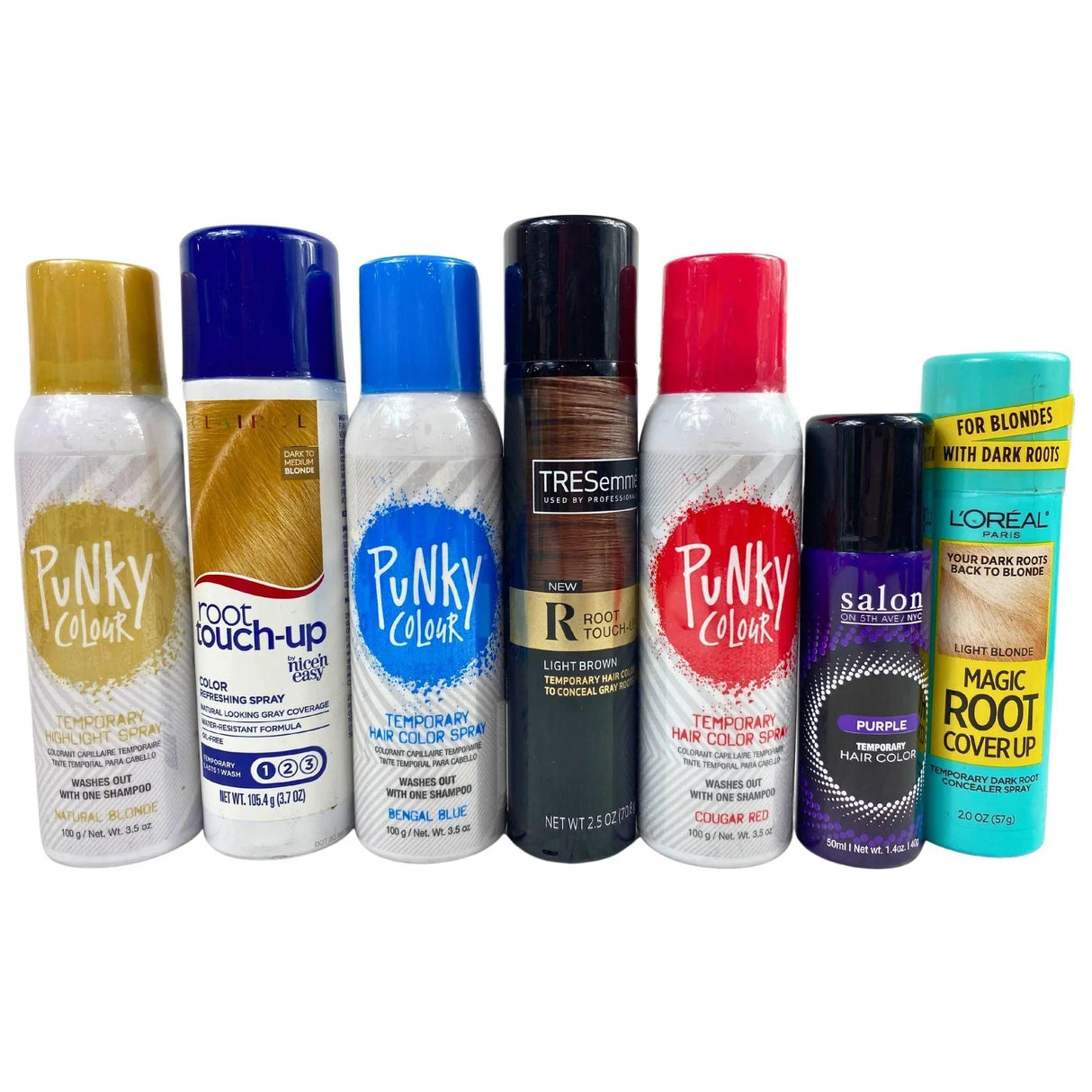 Hair Color Mix Brands like Clairol,TRESemme, Punky Color