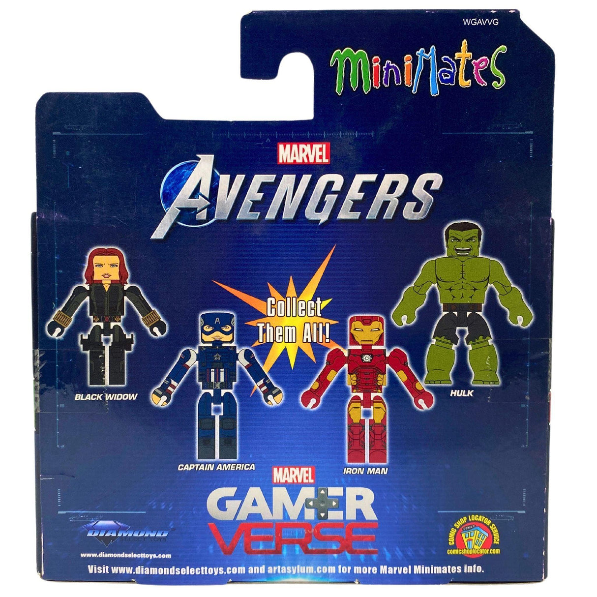 Marvel Avengers Minimates Iron Man & Hulk Gamer Verse Fully Poseable