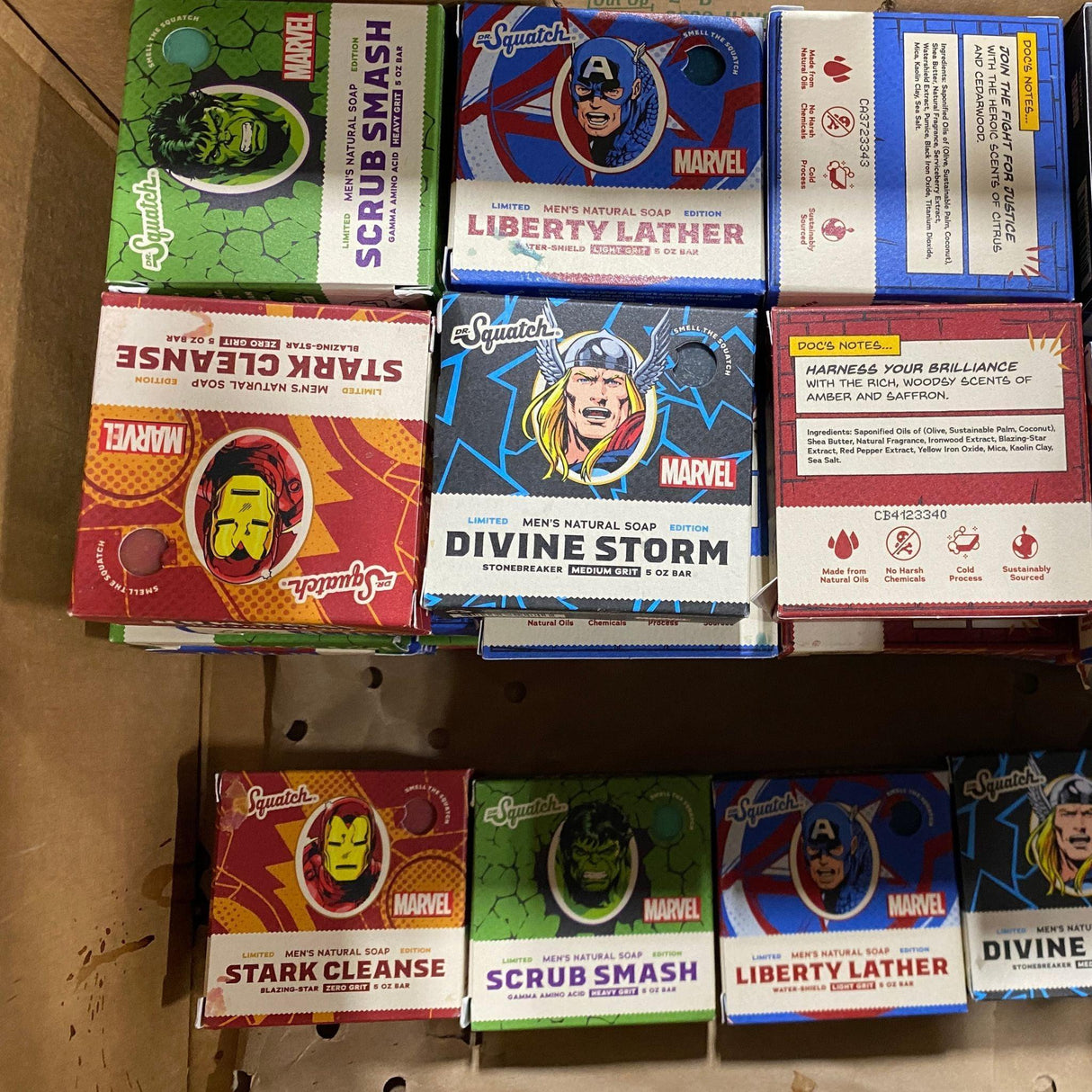 Scrub Smash Marvel Men's Natural Soap