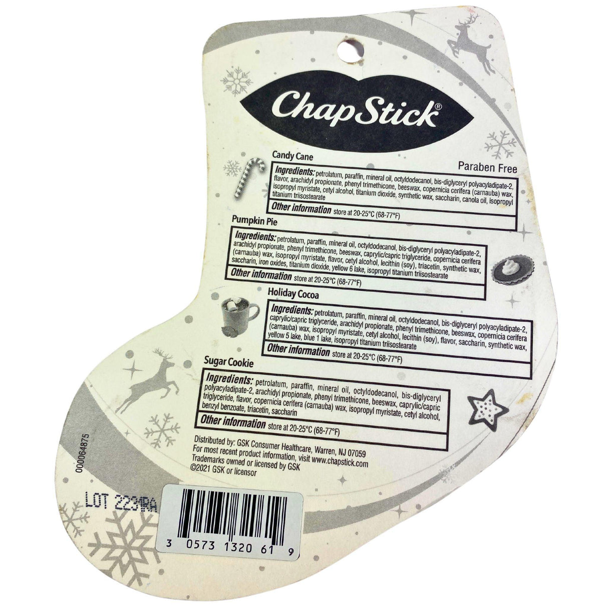 Chapstick Stocking Let's Celebrate