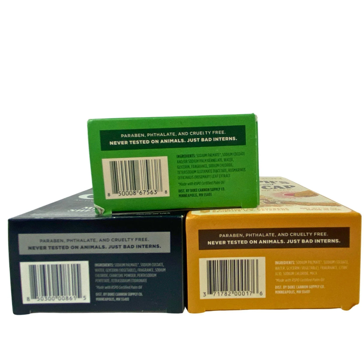 Duke Cannon Assorted Soap Bars and Assorted Scents