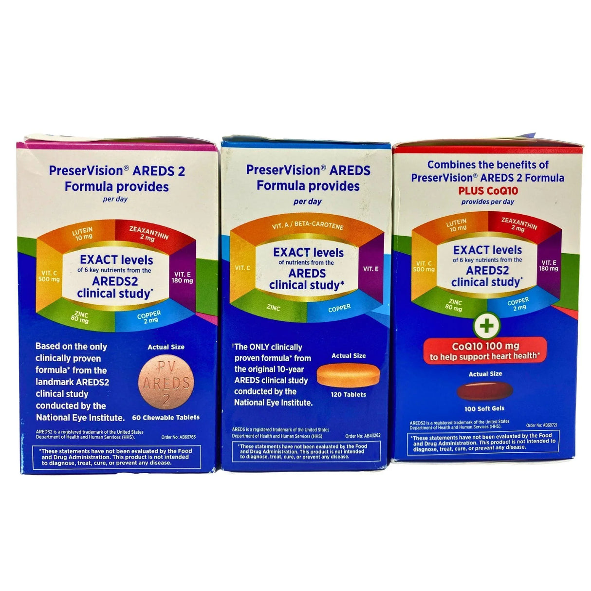 Bausch + Lomb PreserVision Areds Assorted Mix