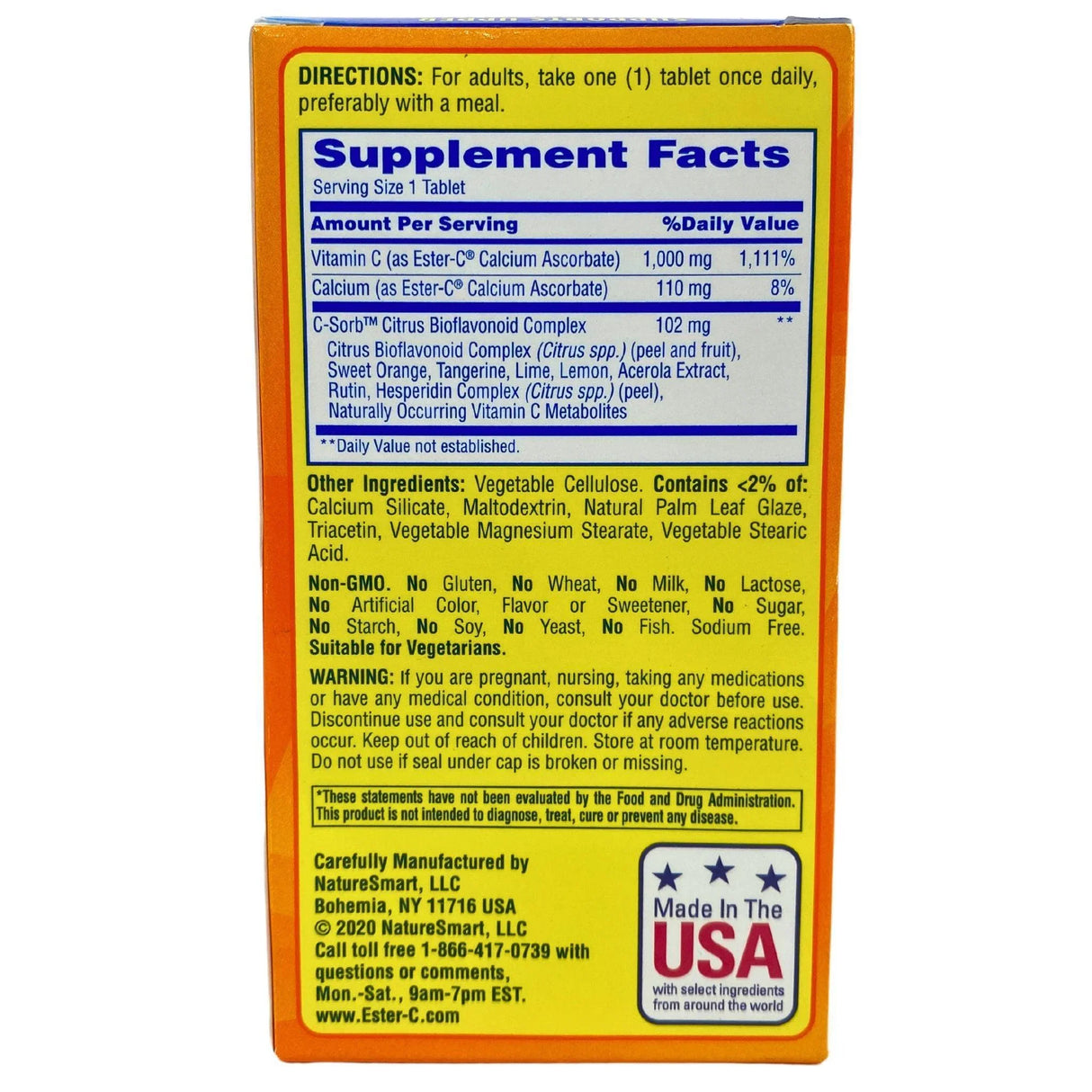 Ester-C The Better Vitamin C 24 Hour Immune Support