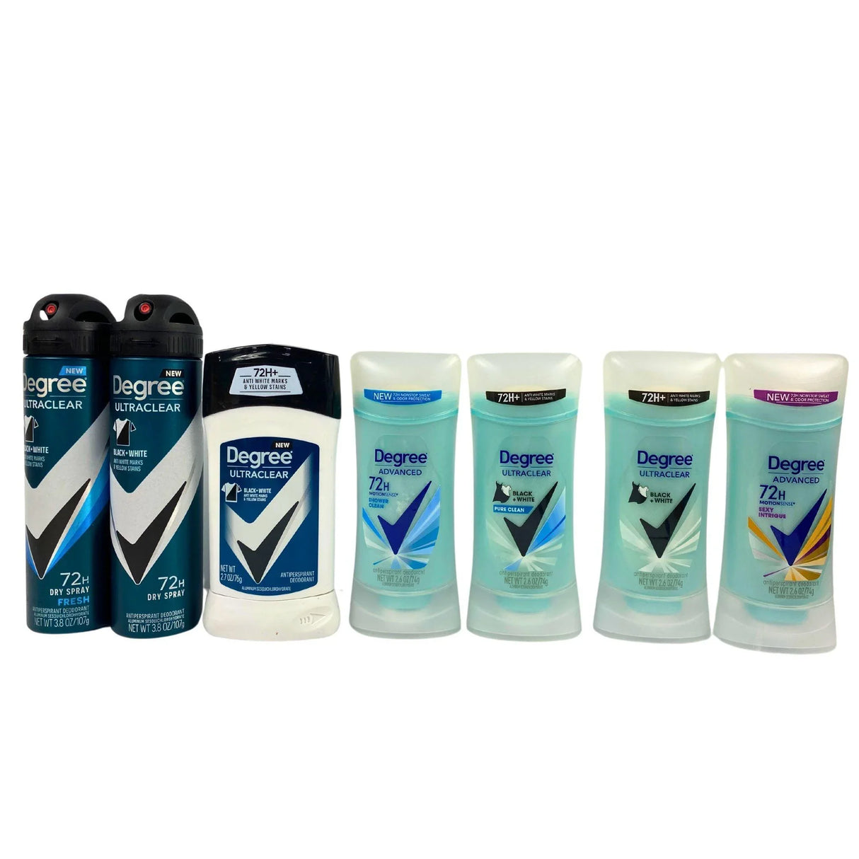 Degree Mixed Display Antiperspirant Dry Spray/Invisible Solid