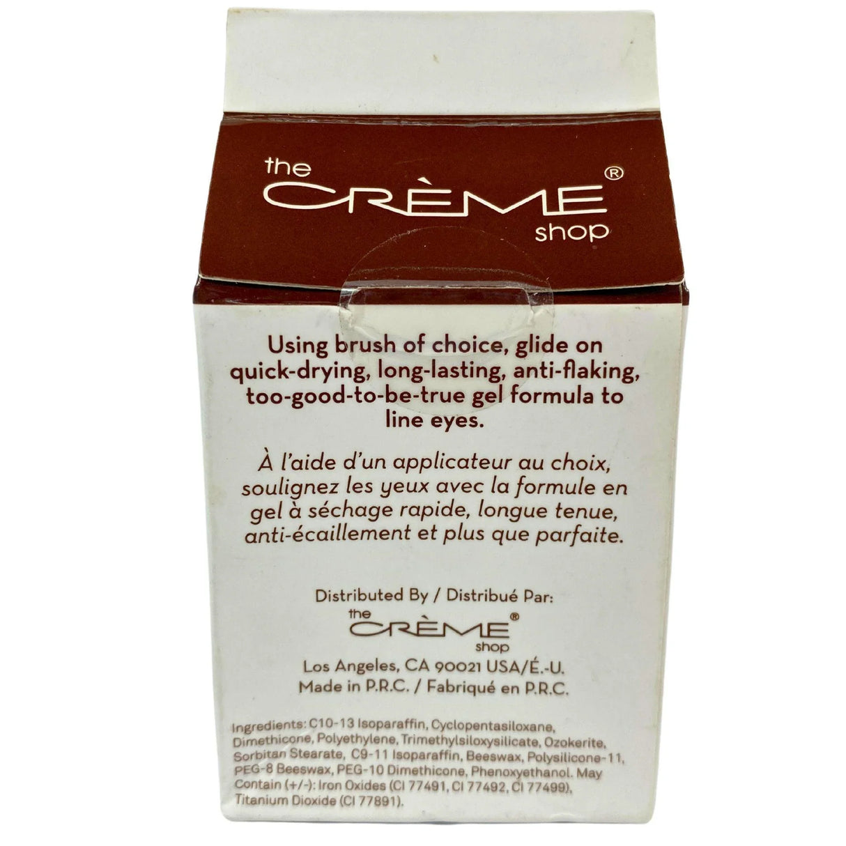 The Creme Shop Creamy Gel Eyeliner Dark Brown