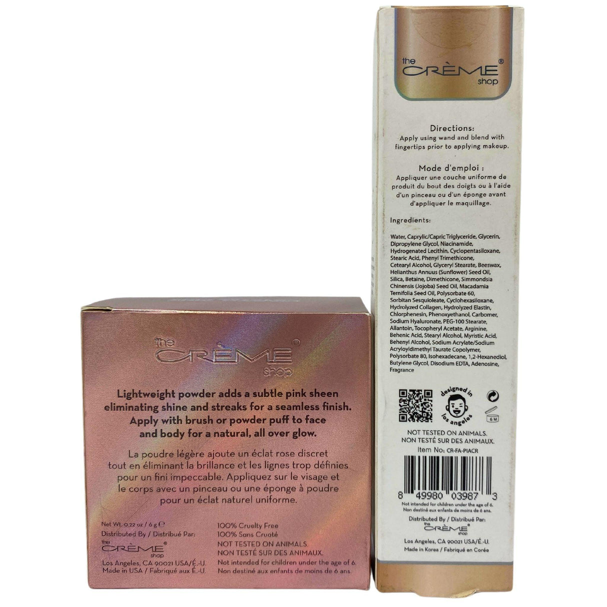 The Creme Shop It's About Prime Crease Free Eye Primer & Rose Quartz