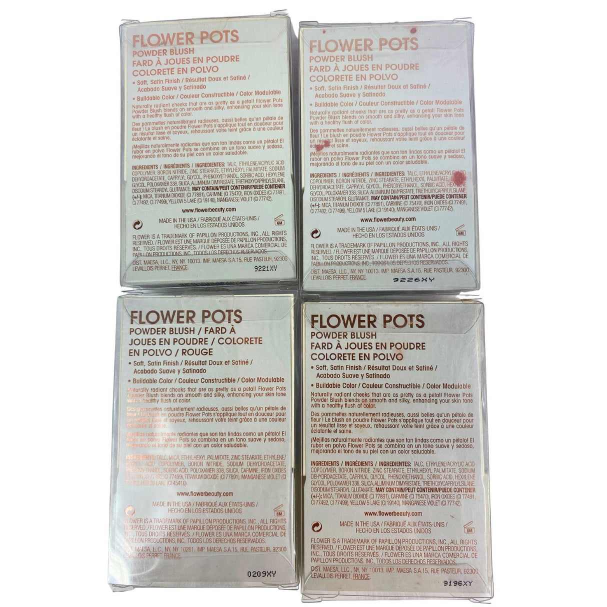 Flower Pots Powder Blush 0.2OZ Assorted Mix