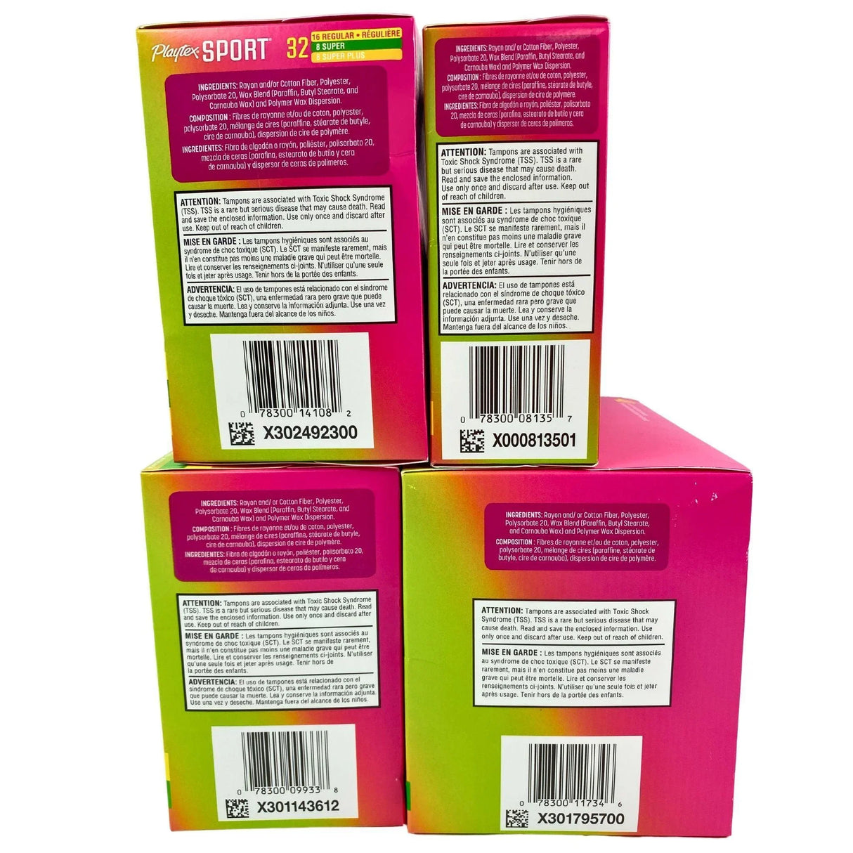 Playtex Assorted Tampons Mix