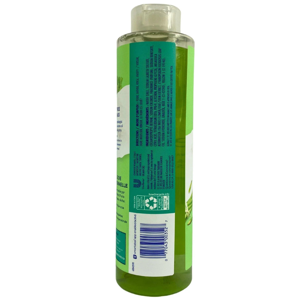 ST.Ives Purifying Body Wash Tea Tree & Lemongrass Plant Based Cleansers