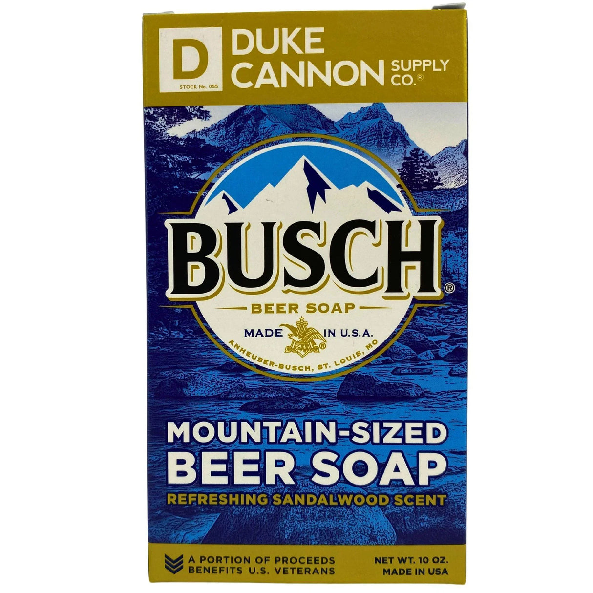 Duke Cannon Supply CO Busch Beer Soap 10OZ (70 Pcs Lot)