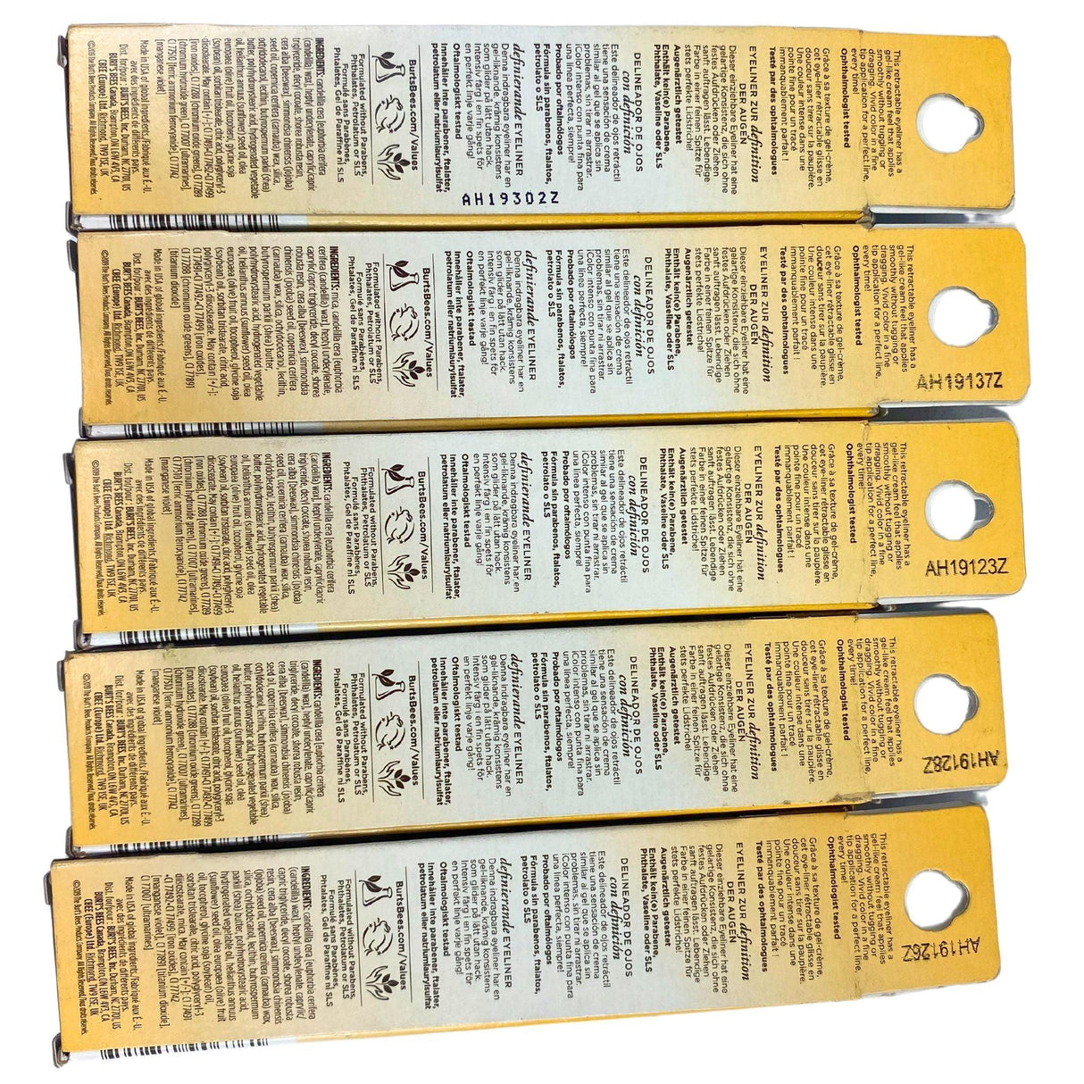 Burts Bees Defining Eyeliner Mix Eye Liner Precision 0.005OZ (50 Pcs Lot)