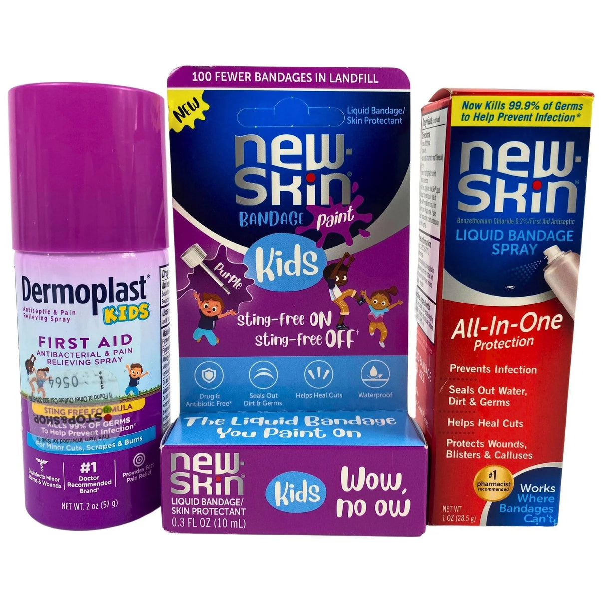 New Skin & Dermoplast Kids Assorted Mix