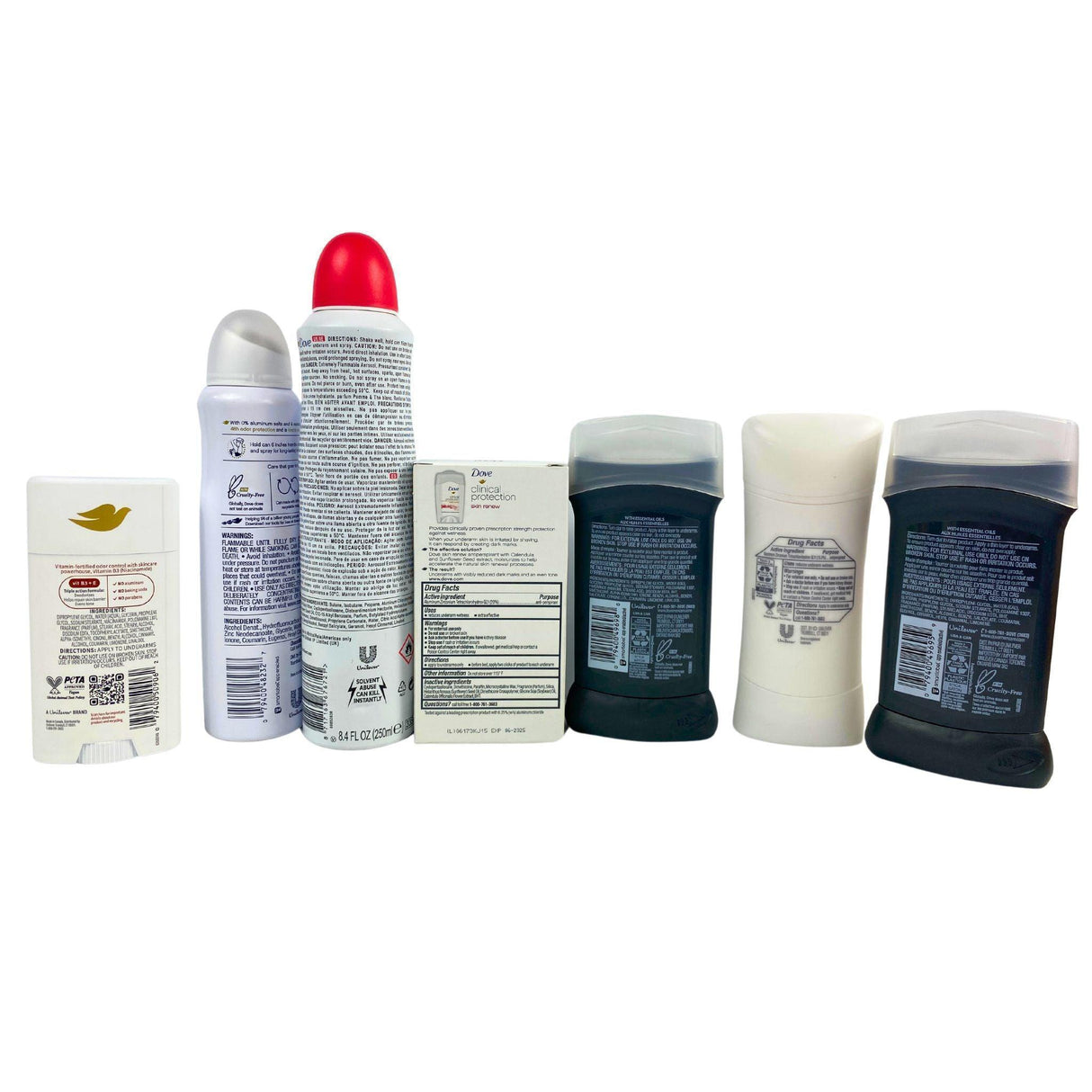 Dove Deodorant Women & Mix Assorted Mix