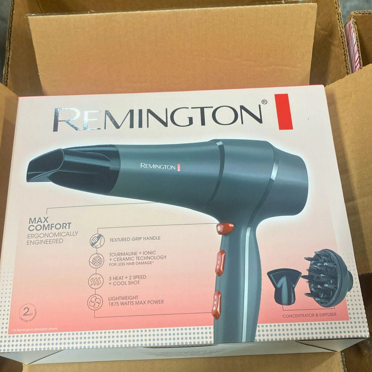 Mango Texturizado para Secado y Estilo Remington (lote de 10 piezas)