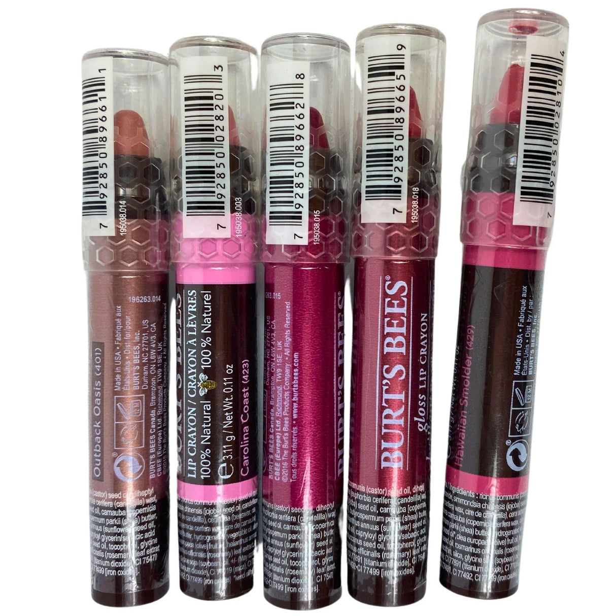 Burt's Bees Lip Crayon Assorted Mix