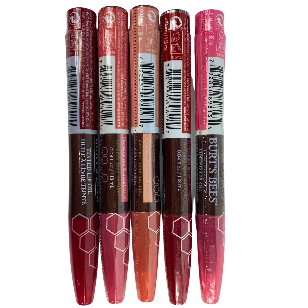 Burt's Bees Tinted Lip Oil Assorted Mix 100% Natural