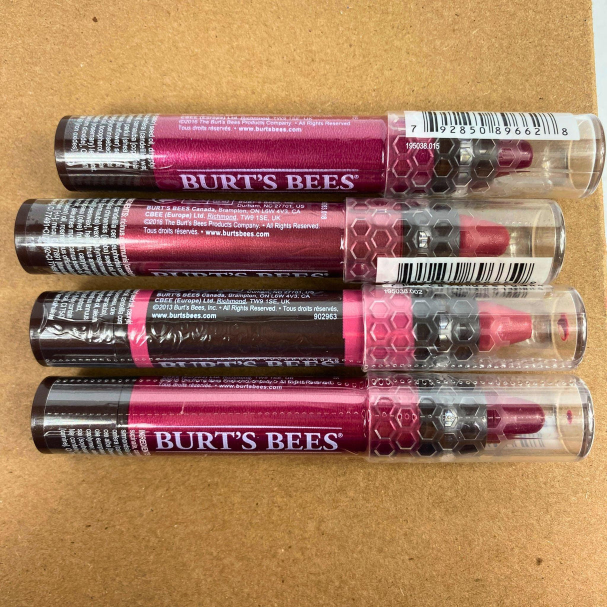 Burt's Bees Lip Crayon Assorted Mix