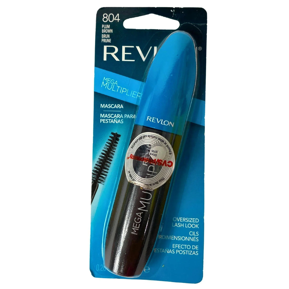 Revlon 804 Plum Brown Mega Multiplier Mascara Oversized Lash Look