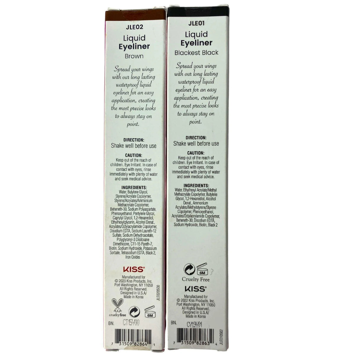 Joah Line Up Liquid Eyeliner Felt Tip Biotin Infused Waterproof